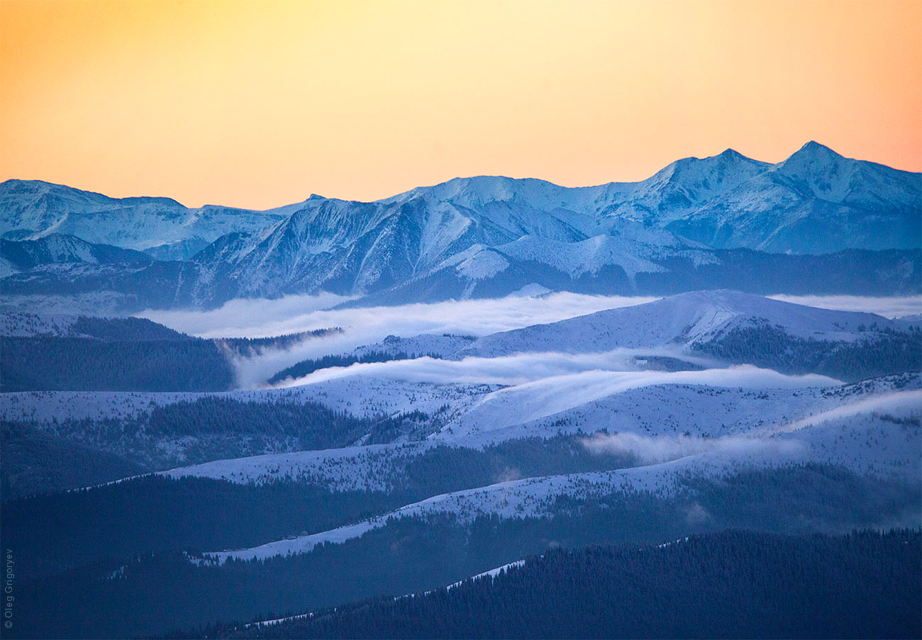 Carpathians in winter