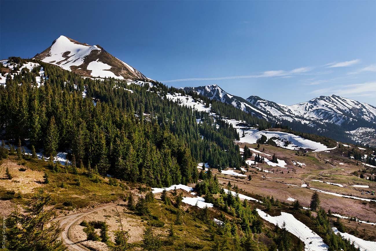 Marmarosh massif in Ukraine