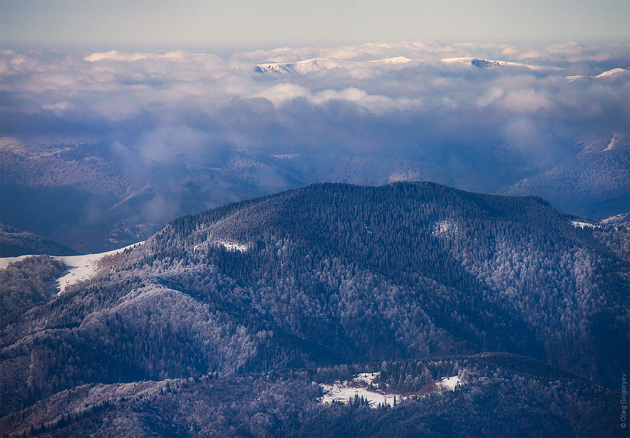 Winter of the Chornohora Carpathians