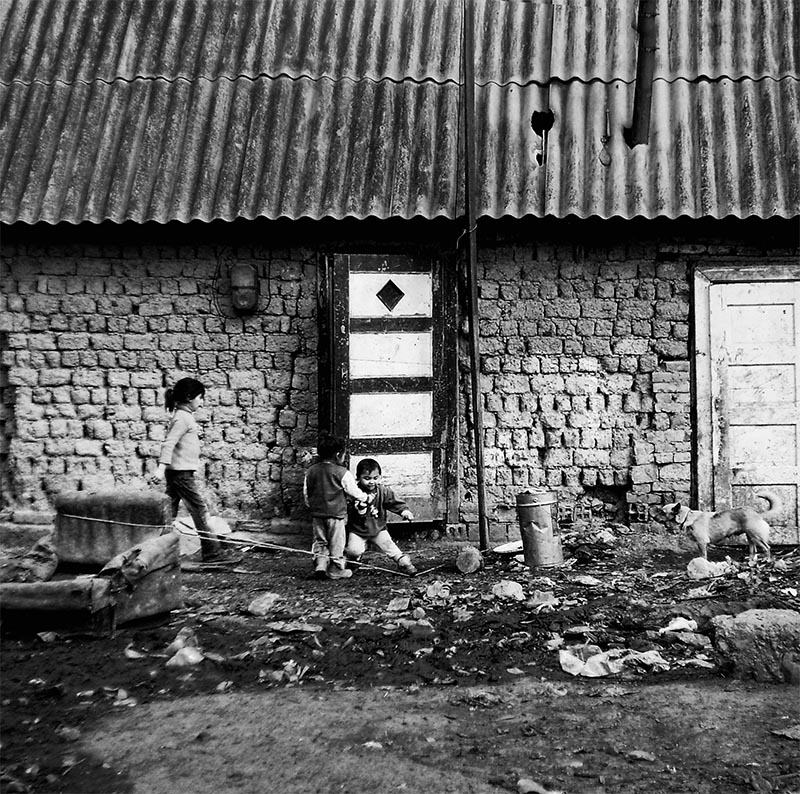 Gypsy camp in Ukraine photo