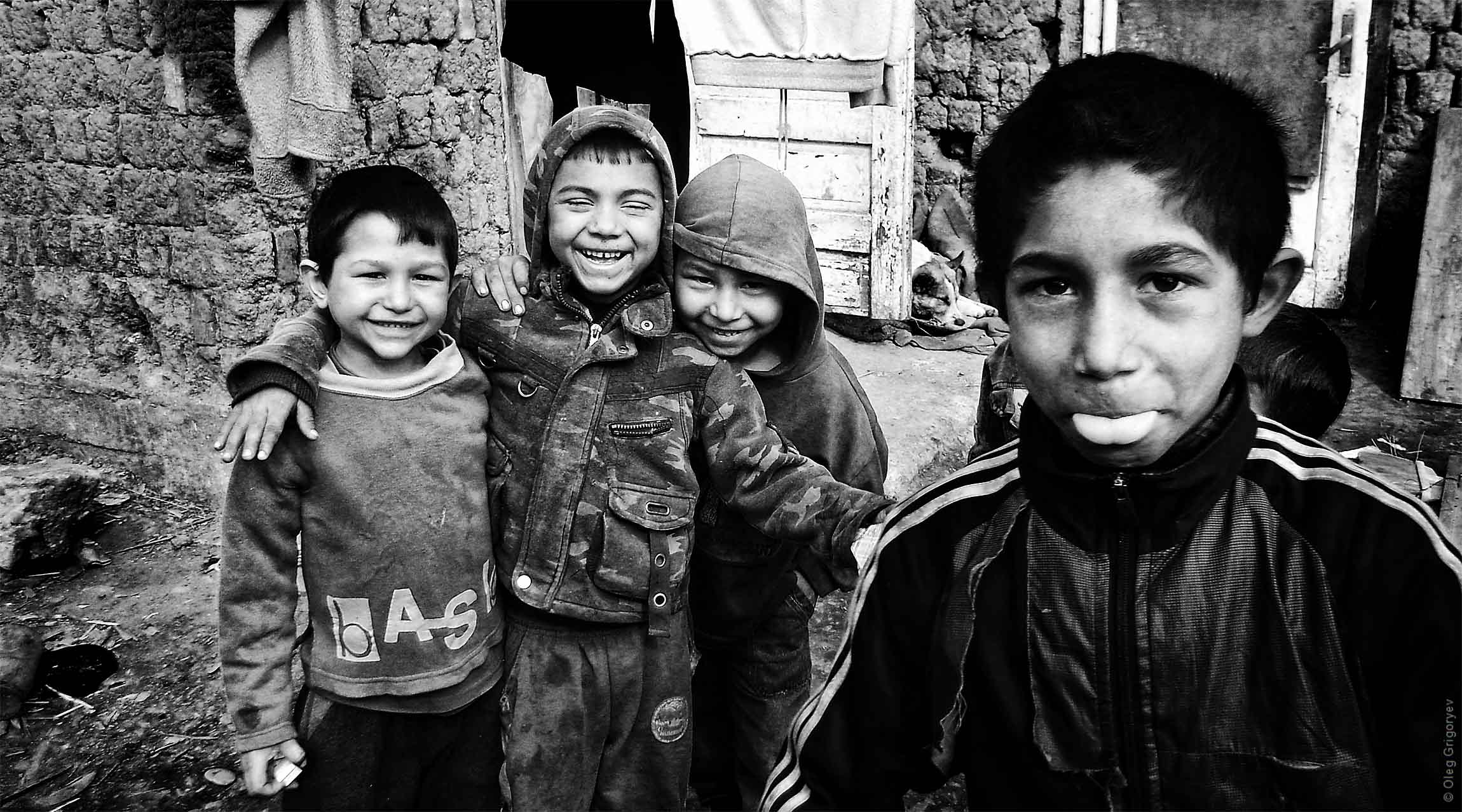 Gypsies Roma children