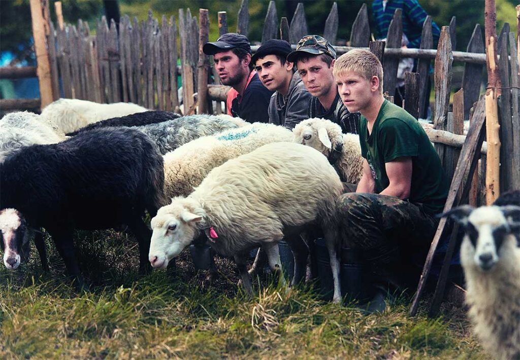 Photo of Carpathian shepherds