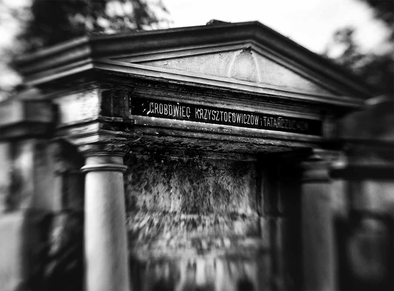 Cemetery necropolis Lviv