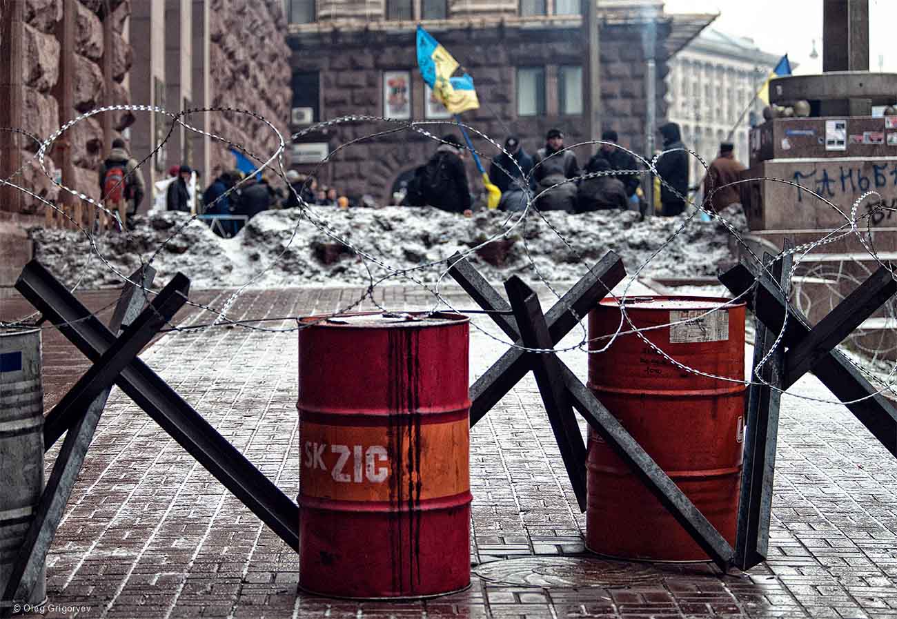 Євромайдан барикади фото
