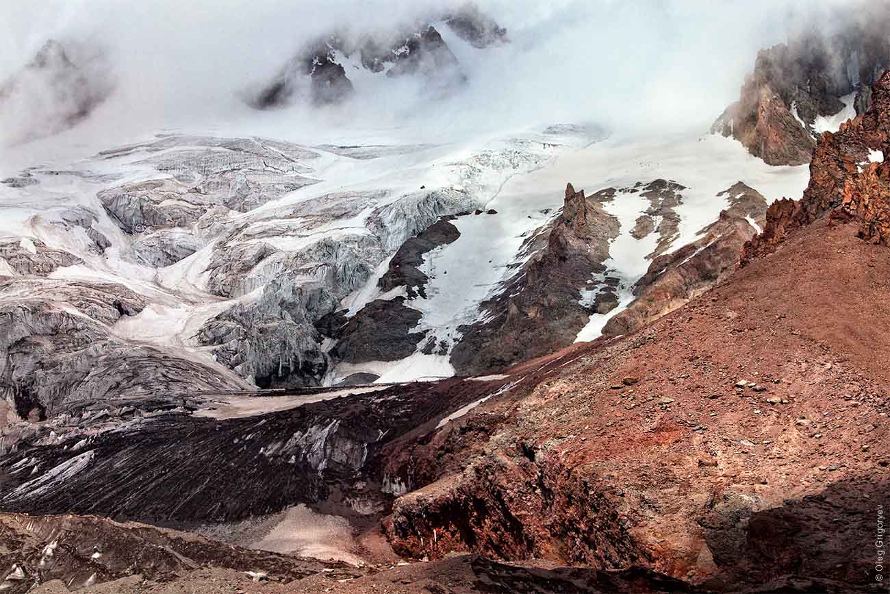 ледник Орцвери Грузия